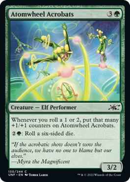 Magic: The Gathering - Unfinity - Atomwheel Acrobats - Common - Normal