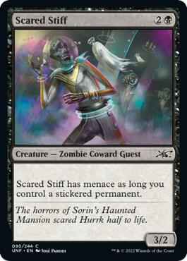 Magic: The Gathering - Unfinity - Scared Stiff - Common - Normal