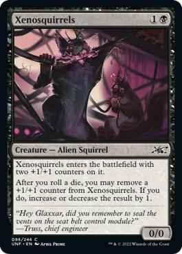 Magic: The Gathering - Unfinity - Xenosquirrels - Common - Foil