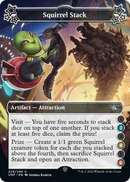 Magic: The Gathering - Unfinity - Squirrel Stack (2-4-6) - Uncommon - Normal