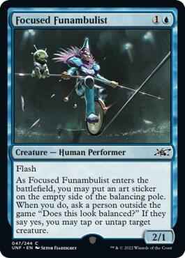 Magic: The Gathering - Unfinity - Focused Funambulist - Common - Normal