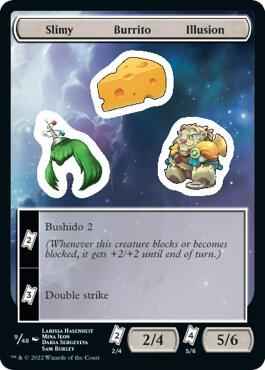 Magic: The Gathering - Unfinity - Slimy Burrito Illusion - Token - Normal