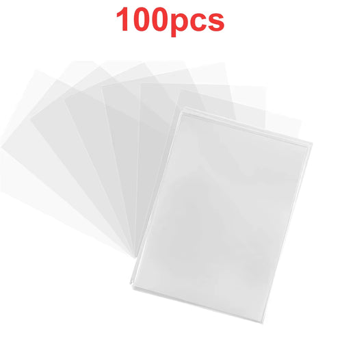 100-1000Pcs 65*90Mm Raised Type Card Sleeves Fit for Pokemon Yugioh Game Cards Protector Trading Folder Transparent Case Holder