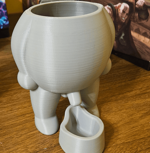 3D Printed Peeing Flower Pot with Urinal - Anime Card Craze