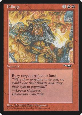 Magic: The Gathering - Alliances - Pillage - Anime Card Craze