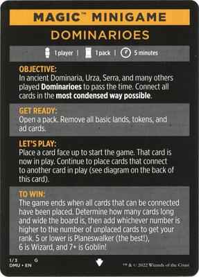 Magic: The Gathering - Dominaria United - Magic Minigame: Dominarioes - Normal