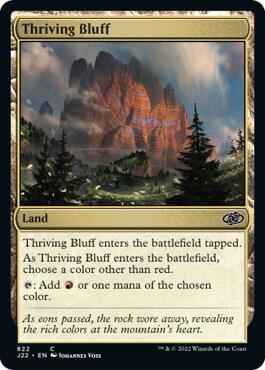 Magic: The Gathering - Jumpstart 2022 - Thriving Bluff - Common - Normal