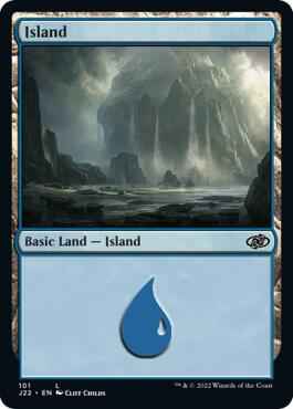 Magic: The Gathering - Jumpstart 2022 - Island (101) - Land - Normal