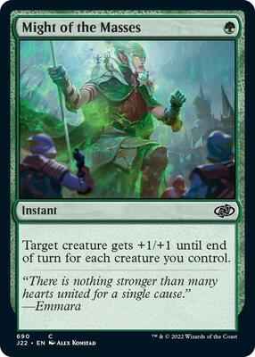 Magic: The Gathering - Jumpstart 2022 - Might of the Masses - Common - Normal