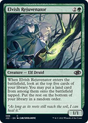 Magic: The Gathering - Jumpstart 2022 - Elvish Rejuvenator - Common - Normal