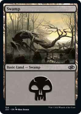 Magic: The Gathering - Jumpstart 2022 - Swamp (104) - Land - Normal