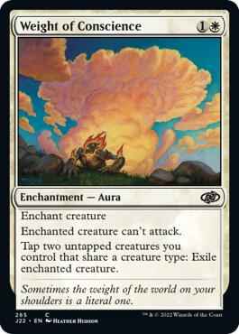 Magic: The Gathering - Jumpstart 2022 - Weight of Conscience - Common - Normal