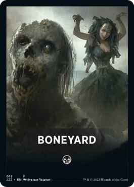 Magic: The Gathering - Jumpstart 2022 - Boneyard Theme Card - Token - Normal