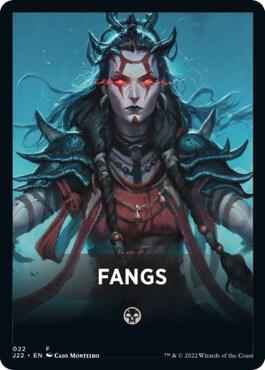 Magic: The Gathering - Jumpstart 2022 - Fangs Theme Card - Token - Normal