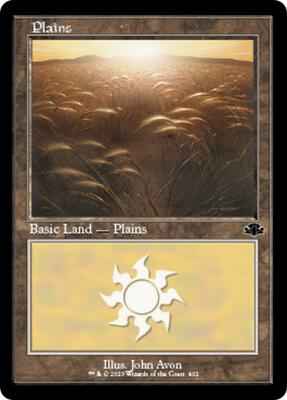 Magic: The Gathering - Dominaria Remastered - Plains (402) (Retro Frame) - Land - Normal