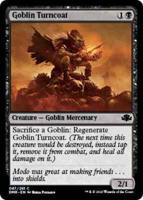 Magic: The Gathering - Dominaria Remastered - Goblin Turncoat - Common - Normal