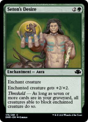 Magic: The Gathering - Dominaria Remastered - Seton's Desire - Common – 176 - Normal