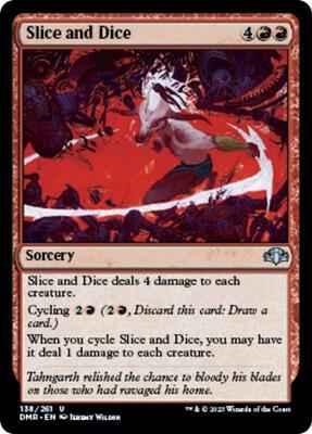 Magic: The Gathering - Dominaria Remastered - Slice and Dice - Uncommon – 138 - Normal