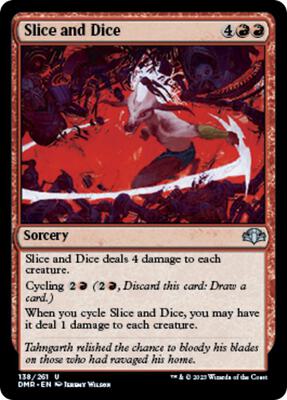 Magic: The Gathering - Dominaria Remastered - Slice and Dice - Uncommon - Normal