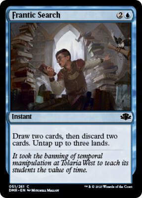 Magic: The Gathering - Dominaria Remastered - Frantic Search - Common - Normal