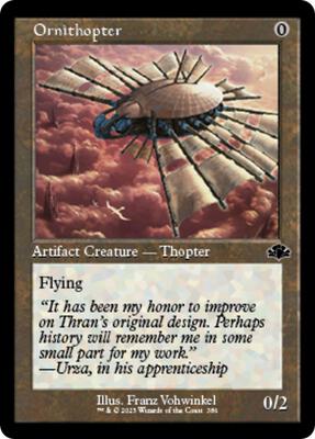 Magic: The Gathering - Dominaria Remastered - Ornithopter (Retro Frame) - Common - Normal
