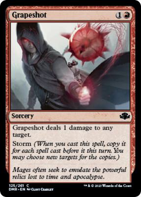 Magic: The Gathering - Dominaria Remastered - Grapeshot - Common - Normal