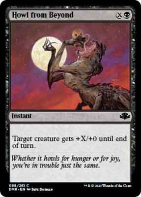 Magic: The Gathering - Dominaria Remastered - Howl from Beyond - Common - Normal
