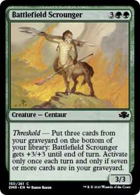 Magic: The Gathering - Dominaria Remastered - Battlefield Scrounger - Common - Normal