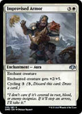 Magic: The Gathering - Dominaria Remastered - Improvised Armor - Uncommon - Normal