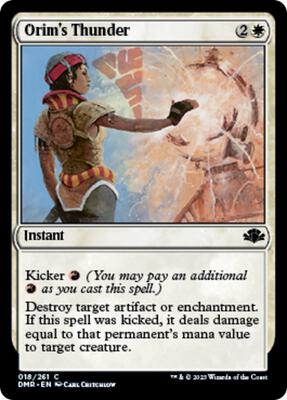 Magic: The Gathering - Dominaria Remastered - Orim's Thunder - Common - Normal