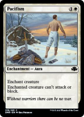 Magic: The Gathering - Dominaria Remastered - Pacifism - Common - Normal