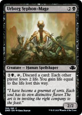Magic: The Gathering - Dominaria Remastered - Urborg Syphon-Mage - Common – 106 - Normal