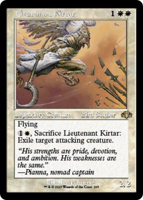 Magic: The Gathering - Dominaria Remastered - Lieutenant Kirtar (Retro Frame) - Rare - Normal