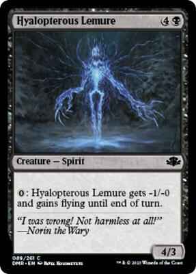 Magic: The Gathering - Dominaria Remastered - Hyalopterous Lemure - Common - Normal