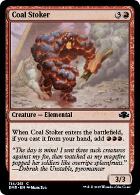Magic: The Gathering - Dominaria Remastered - Coal Stoker - Common - Normal