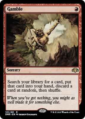 Magic: The Gathering - Dominaria Remastered - Gamble - Rare - Normal - JAPANESE