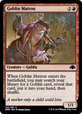 Magic: The Gathering - Dominaria Remastered - Goblin Matron - Common - Normal