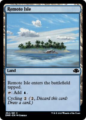 Magic: The Gathering - Dominaria Remastered - Remote Isle - Common - Normal