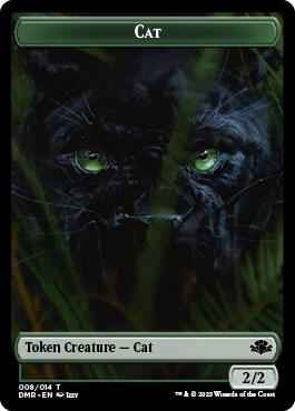 Magic: The Gathering - Dominaria Remastered - Cat Token (008) - Token - Normal
