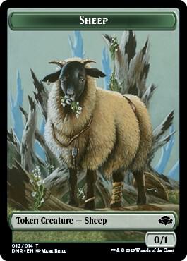 Magic: The Gathering - Dominaria Remastered - Sheep Token - Token - Normal
