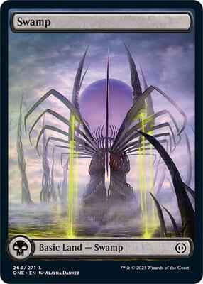 Magic: The Gathering - Phyrexia: All Will Be One - Swamp (264) - Full Art - 264 - Normal