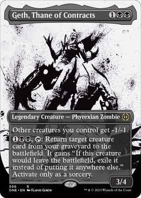 Magic: The Gathering - Phyrexia: All Will Be One - Geth, Thane of Contracts (Showcase) - 306 - Foil