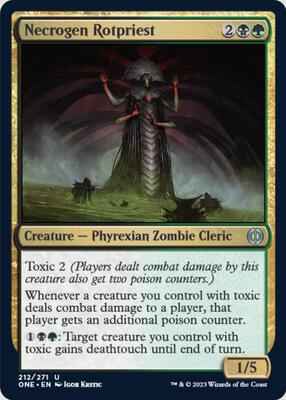Magic: The Gathering - Phyrexia: All Will Be One - Necrogen Rotpriest - 212 - Normal