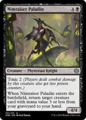 Magic: The Gathering - Phyrexia: All Will Be One - Nimraiser Paladin - 101 - Normal