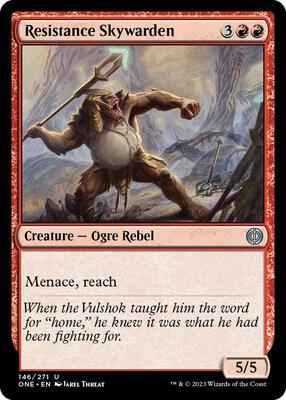 Magic: The Gathering - Phyrexia: All Will Be One - Resistance Skywarden - 146 - Normal