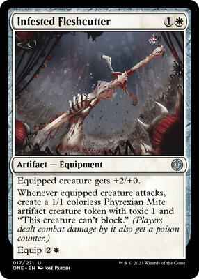 Magic: The Gathering - Phyrexia: All Will Be One - Infested Fleshcutter - 17 - Normal