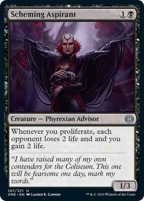 Magic: The Gathering - Phyrexia: All Will Be One - Scheming Aspirant - 107 - Normal