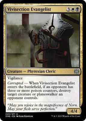 Magic: The Gathering - Phyrexia: All Will Be One - Vivisection Evangelist - 220 - Normal
