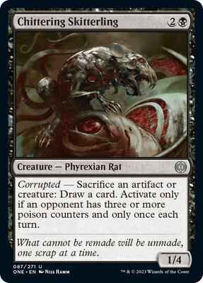 Magic: The Gathering - Phyrexia: All Will Be One - Chittering Skitterling - 87 - Normal