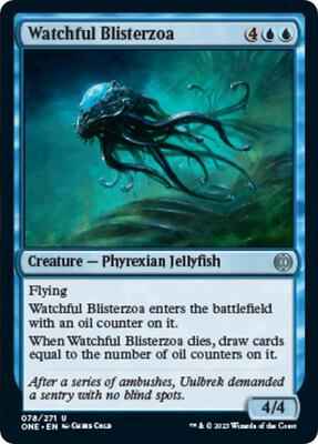 Magic: The Gathering - Phyrexia: All Will Be One - Watchful Blisterzoa - 78 - Normal